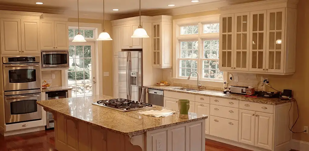 Custom cabinet door installation and kitchen upgrade in Toledo, OH
